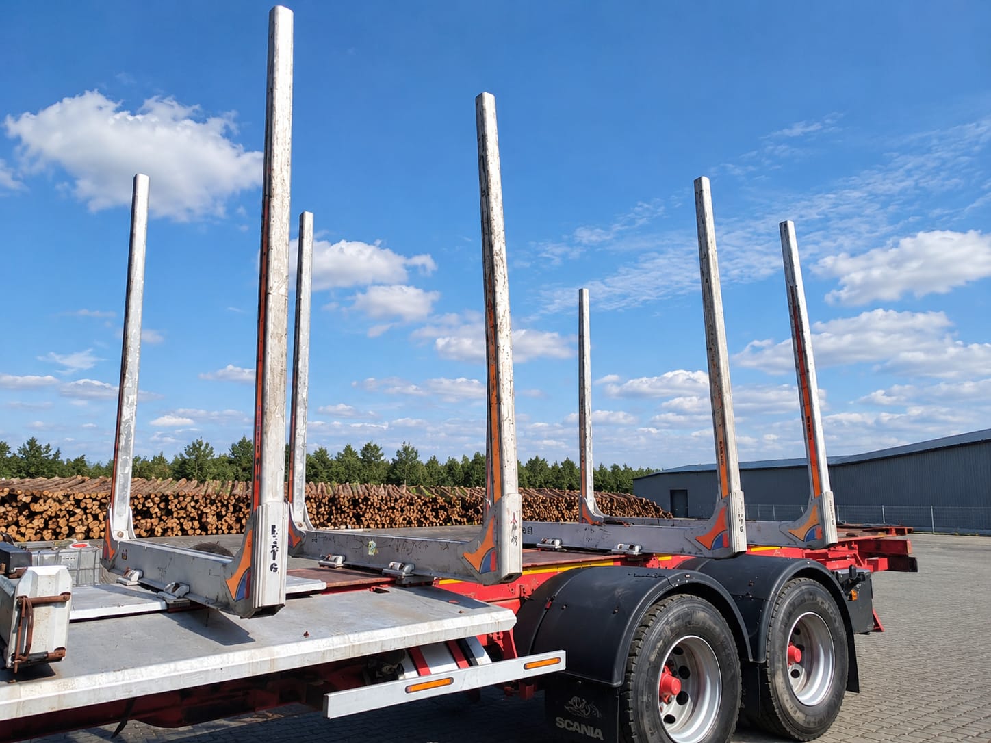 ZABUDOWA KŁONICOWA KŁONICE DO DRZEWA DREWNA ALUMINIOWE EXTE SCANIA DAF VOLVO MERCEDES MAN