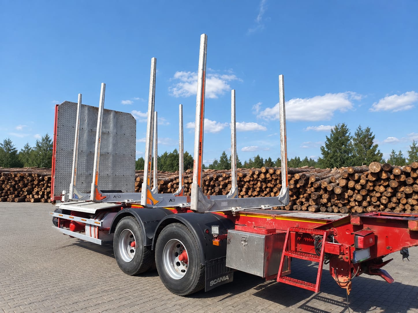 ZABUDOWA KŁONICOWA KŁONICE DO DRZEWA DREWNA ALUMINIOWE EXTE SCANIA DAF VOLVO MERCEDES MAN