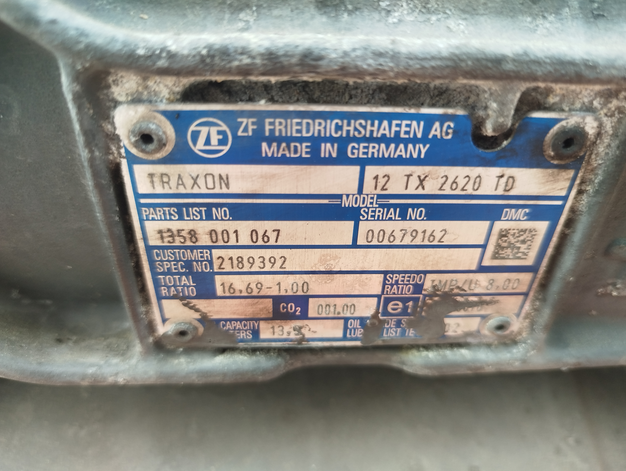 SKRZYNIA BIEGÓW TRAXON 12 TX 2620 TD AUTOMAT DAF XF 106 530 LIFT