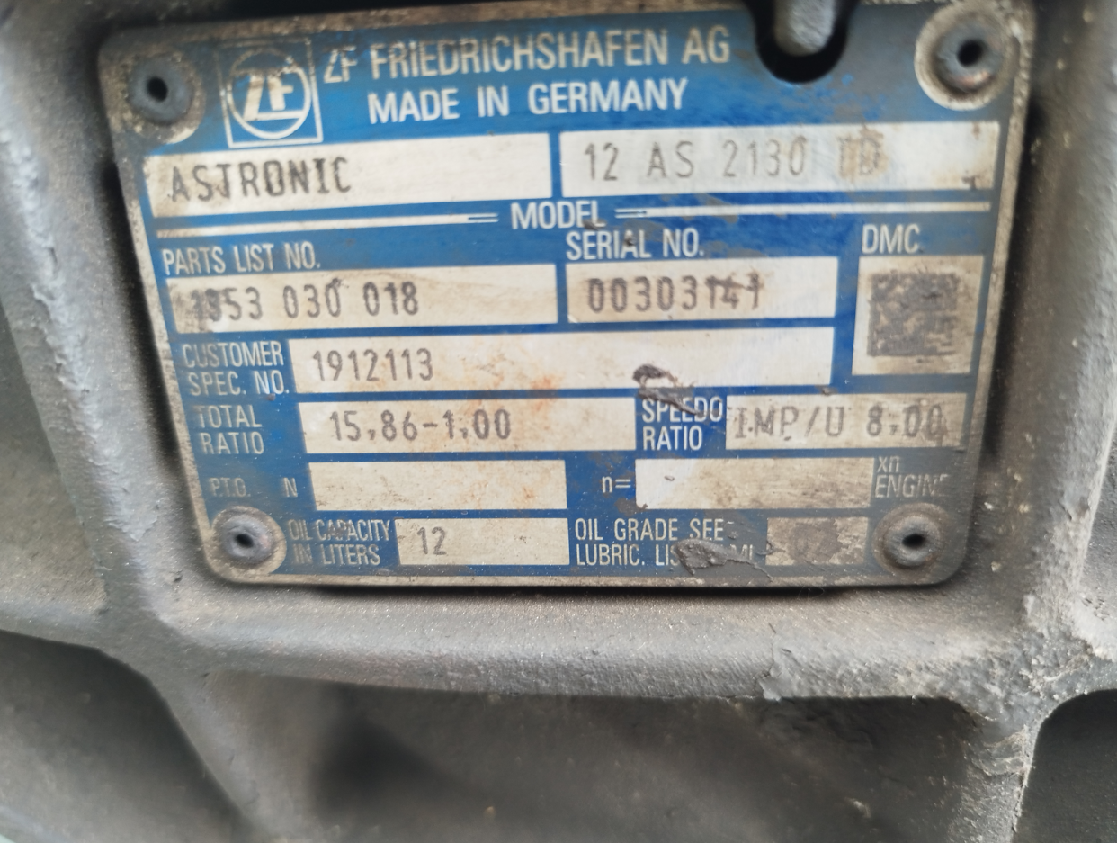 SKRZYNIA BIEGÓW ASTRONIC 12 AS 2130 AUTOMAT DAF XF 106 105